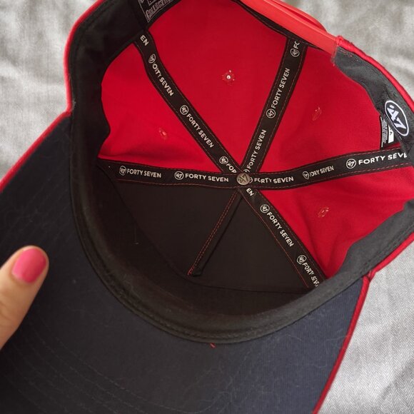 Angels Baseball Hat — Coopertown Collection 47 — Legendary Red — Adjustable - Picture 4 of 4